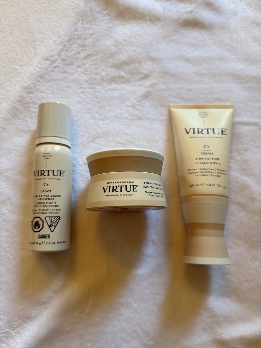 Virtue hair styling lot